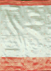 Kavvya Soft & Lightweight Red Weaving Silk Saree - KAVVYA